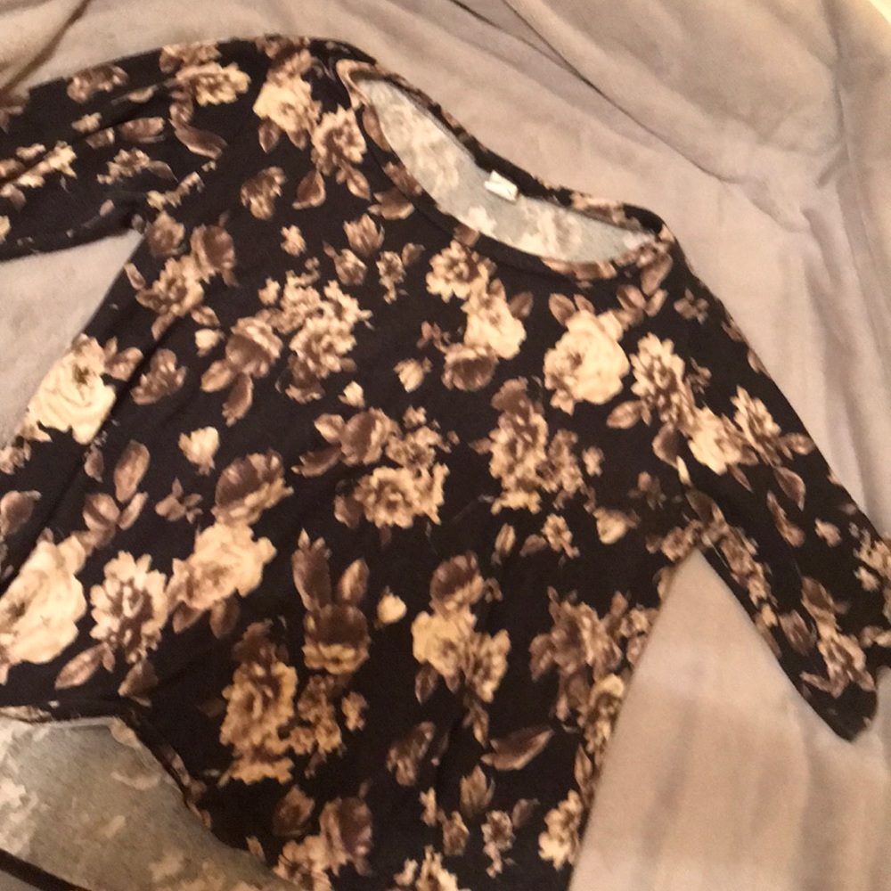 Floral sweater